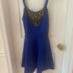 Charlotte Russe Royal Blue dress size S.